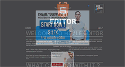 Desktop Screenshot of html5-editor.org